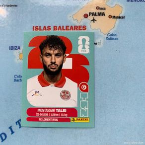Fußball-Sticker: Tunez número 5 cromo panini Mundial Fifa World Cup 2026